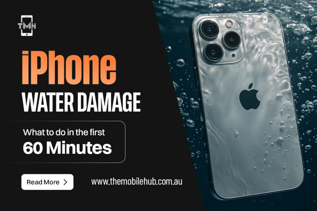 Dropped iPhone in water with emergency repair guide